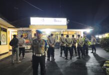 Patroli Gabungan Zona I Digelar di Mapolsek Cilimus, Polisi Perkuat Antisipasi Gangguan Kamtibmas