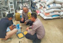 Polsek Cilimus Kawal Penyaluran Jagung Hibrida ke Gudang Bulog