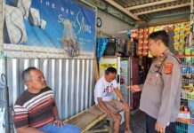 Polsek Ciwaru Intensifkan Sambang, Sampaikan Imbauan Kamtibmas kepada Warga