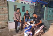 Kanit Sabhara Polsek Ciwaru Berikan Edukasi Larangan Balap Liar kepada Masyarakat