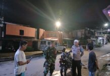 Sinergitas TNI-Polri di Ciwaru, Laksanakan Patroli Malam dan Berikan Himbauan Kamtibmas