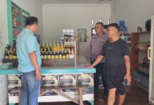 Polsek Ciwaru Gelar Operasi Warung, Antisipasi Peredaran Miras di Wilayah Hukum