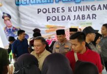 Jaga Stabilitas Harga Jelang Lebaran, Polres Kuningan Gelar Gerakan Pangan Murah