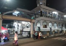 Bhabinkamtibmas Laksanakan Pengamanan Shalat Tarawih di Masjid Al Mubarok Desa Pangkalan