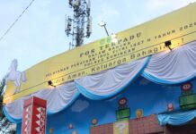 Bikin Betah! Polres Kuningan Sulap Pos Terpadu Taman Kota Jadi Dunia Mario Bros