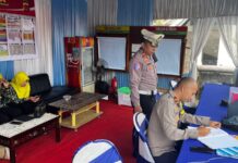 Pastikan Kesiapsiagaan Personel, Wakapolres Kuningan Lakukan Pengecekan Intensif di Pospam Bojong