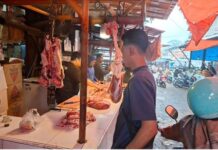 Monitor Harga Pangan di Pasar Kepuh, Kapolres Kuningan Pastikan Stok Kepokmas Aman Menjelang Lebaran