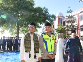 Pastikan Kekhusyukan Ibadah, Kapolres Kuningan Tinjau Langsung Pengamanan Shalat Idul Fitri 1447 H di Universitas Muhammadiyah