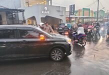 Ops Ketupat Lodaya 2026, Personel Pos PAM Ciawigebang Intensifkan Pengamanan Arus Balik Lebaran di Jalan Siliwangi