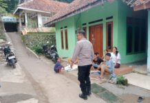 Pasca Idul Fitri 1447 H, Bhabinkamtibmas Kadurama Tingkatkan Patroli Lingkungan