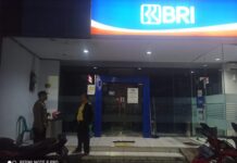 Piket Polsek Kramatmulya Laksanakan Patroli Malam Hari Jaga Harkamtibmas di Sekitaran Objek Vital BRI Unit Kramatmulya