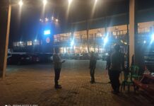 Piket Polsek Kramatmulya Laksanakan Patroli Malam Hari Jaga Harkamtibmas di Sekitaran Jalan Lingkar Timur Cilaja