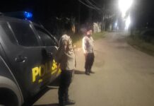 Jamin Keamanan Jalan Malam Hari, Kapolsek Mandirancan AKP Atang Mulyana Pimpin Patroli KRYD di Titik Rawan Lintas Kabupaten