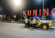 Polsek Cilimus Laksanakan Patroli KRYD Dini Hari Antisipasi Gangguan Kamtibmas