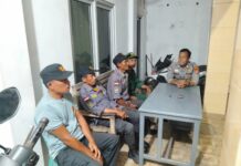 PATROLI POLSEK LURAGUNG INGATKAN LINMAS DESA CILEUYA AGAR SELALU SIAGA JAGA KAMTIBMAS