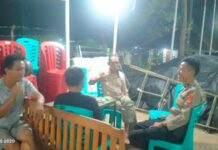 BHABINKAMTIBMAS POLSEK LURAGUNG SAMBANGI WARGA DESA BINAAN JALIN SILATURAHMI KAMTIBMAS