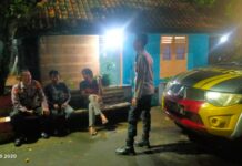 POLSEK LURAGUNG LAKSANAKAN PATROLI MALAM CEGAH GANGGUAN KAMTIBMAS