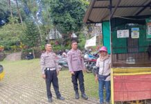 Polsek Cilimus Hadir Jaga Keamanan Wisata di Akhir Pekan