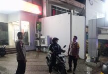 Antisipasi Kejahatan Malam Hari, Polsek Cilimus Amankan ATM BNI Cilimus
