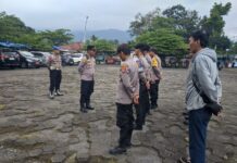 Pengamanan Kedatangan Menteri Kebudayaan RI di Linggajati Berjalan Kondusif