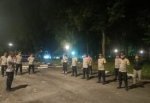Kapolsek Ciawigebang Pimpin Apel Gabungan KRYD Zona 5 di Terminal Kertawangunan