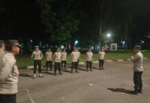 Kapolsek Ciawigebang Pimpin Apel KRYD Zona 5 di Terminal Kertawangunan