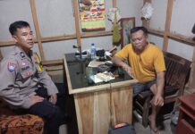 Bhabinkamtibmas Desa Ciawilor Intensifkan Sambang Malam Hari, Sampaikan Pesan Kamtibmas kepada Warga Binaan