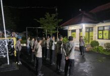 Kapolsek Ciwaru Pimpin Apel KRYD di Polsek Luragung Zona 4, Tekankan Kamtibmas