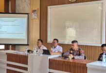 Kapolsek Ciwaru Hadiri Rapat Koordinasi di Kecamatan Ciwaru