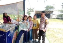 Patroli KRYD Siang Hari, Bhabinkamtibmas Polsek Ciawigebang Sambangi Agrowisata Pakebon di Desa Geresik Sampaikan Himbauan Kamtibmas