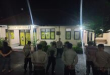 Apel KRYD Gabungan Zona 4 Digelar di Mapolsek Luragung.