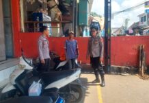 GIAT SAMBANG BHABINKAMTIBMAS AJAK WARGA TETAP JAGA KEAMANAN