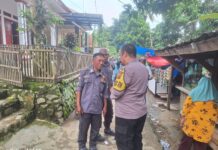 Polsek Ciwaru Laksanakan Patroli Dialogis, Berikan Edukasi kepada Linmas