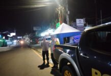 Bhabinkamtibmas Polsek Mandirancan Padukan Patroli Keamanan dan Pemantauan Jalur Utama Menjaga Kamtibmas Wilayah
