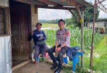 Polsek Luragung Dukung Ketahanan Pangan, Lakukan Monitoring Penyerapan Hasil Panen Jagung