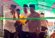 Kapolsek Pancalang Ipda Lukman Hakim Hadiri dan Berikan Sambutan dalam Pengajian Rutin Dirosah Islamiyah , Sekaligus Peresmian Masjid Jami’ Nurul Huda Desa Rajawetan