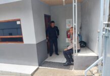 Patroli Siang Anggota Polsek Kramatmulya Jaga Keamanan di Wilayah Hukum Polsek Kramatmulya Sambangi Security PT. Herbal Desa Karangmangu