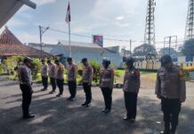 IPTU Cecep Iman Santoso Pimpin Apel Pagi, Tekankan Kesiapsiagaan Personel Polsek Cilimus
