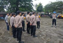 Kesiapsiagaan Polsek Cilimus Jamin Keamanan Kunjungan Menteri