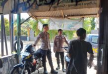 BRIGPOL AZIS PRASETIA, SH BHABINKAMTIBMAS DESA CIRAHAYU SAMBANG WARGA DESA BINAAN