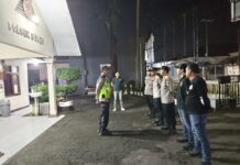 Polsek Cidahu Gelar Apel Malam, Antisipasi Tindak Kejahatan C3
