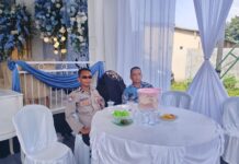 Polsek Cidahu Amankan Hiburan Pernikahan Warga Kertawinangun