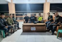 Polsek Cidahu Gelar Patroli Malam, Sambang Warga Cidahu