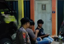 Cegah gangguan kamtibmas saat malam hari, polsek subang laksanakan giat patroli KRYD.
