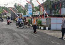 Wujudkan kamtibcar lantas, Polsek Subang laksanakan PH pagi.