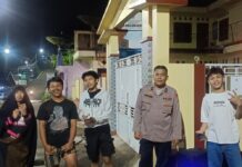 Cegah gangguan kamtibmas, polsek subang laksanakan patroli KRYD di wilayah Kec subang dan Cilebak.
