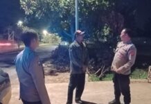 Patroli KRYD Malam Minggu Polsek Cilimus di Desa Sangkanurip Perkuat Pencegahan Kejahatan Jalanan