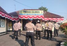 Disiplin dan Soliditas Jadi Penekanan Dalam Apel Pagi Polsek Cilimus