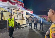 Patroli Malam KRYD Zona I Polres Kuningan Wujudkan Pencegahan Dini Gangguan Kamtibmas
