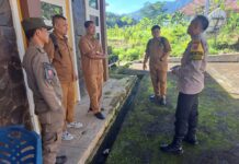 Bhabinkamtibmas Polsek Ciwaru Laksanakan Sambang dan Koordinasi dengan Aparatur Desa untuk Perkuat Kamtibmas